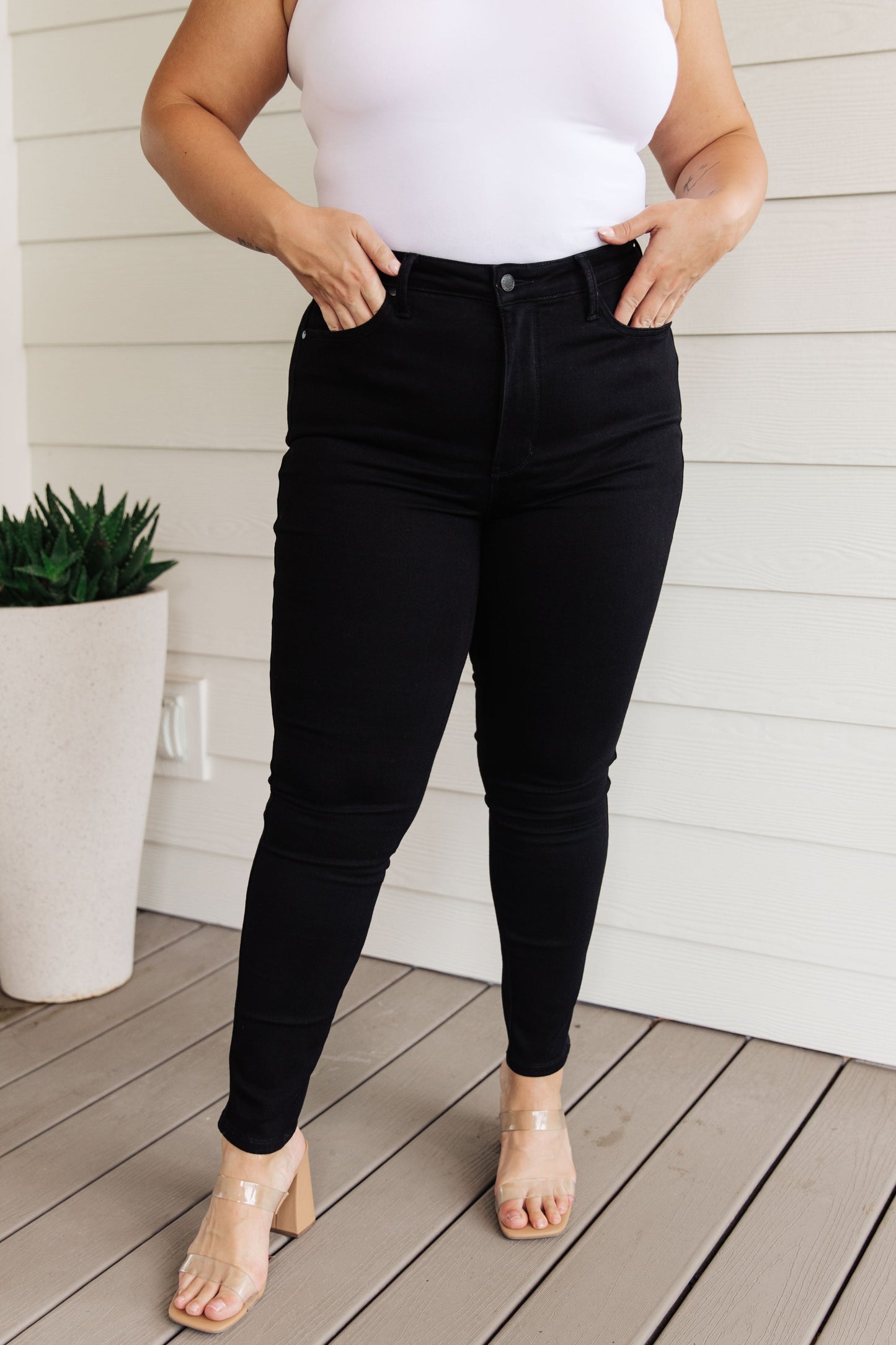 Audrey High Rise Control Top Classic Skinny Jeans
