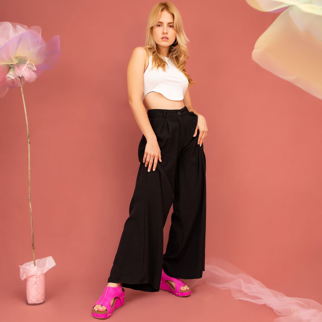 Melissa Color Pop Wedge – Slingback Denim Platform in 3 Bright Shades