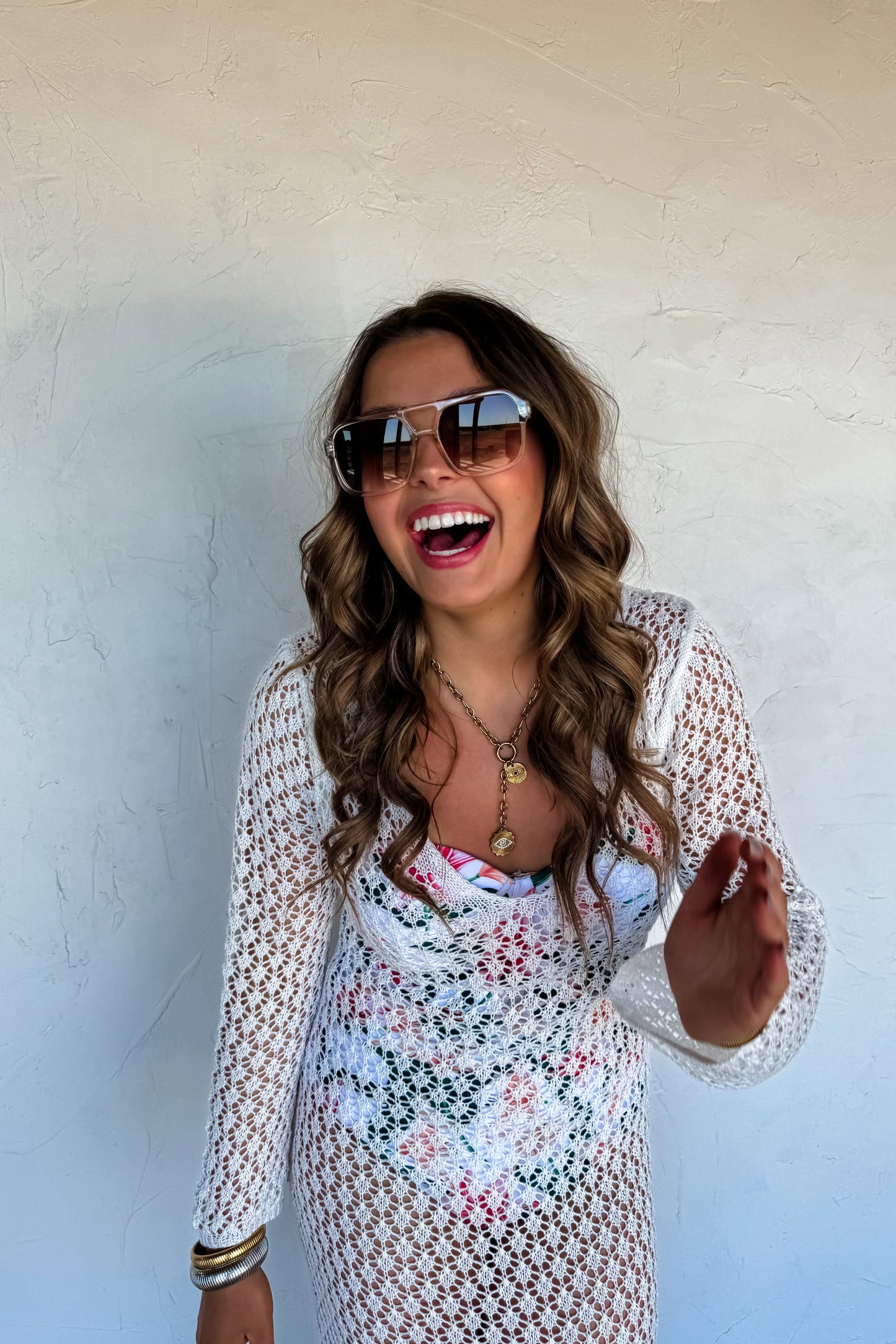 Sunset Stroll Knit Coverup in Four Colors