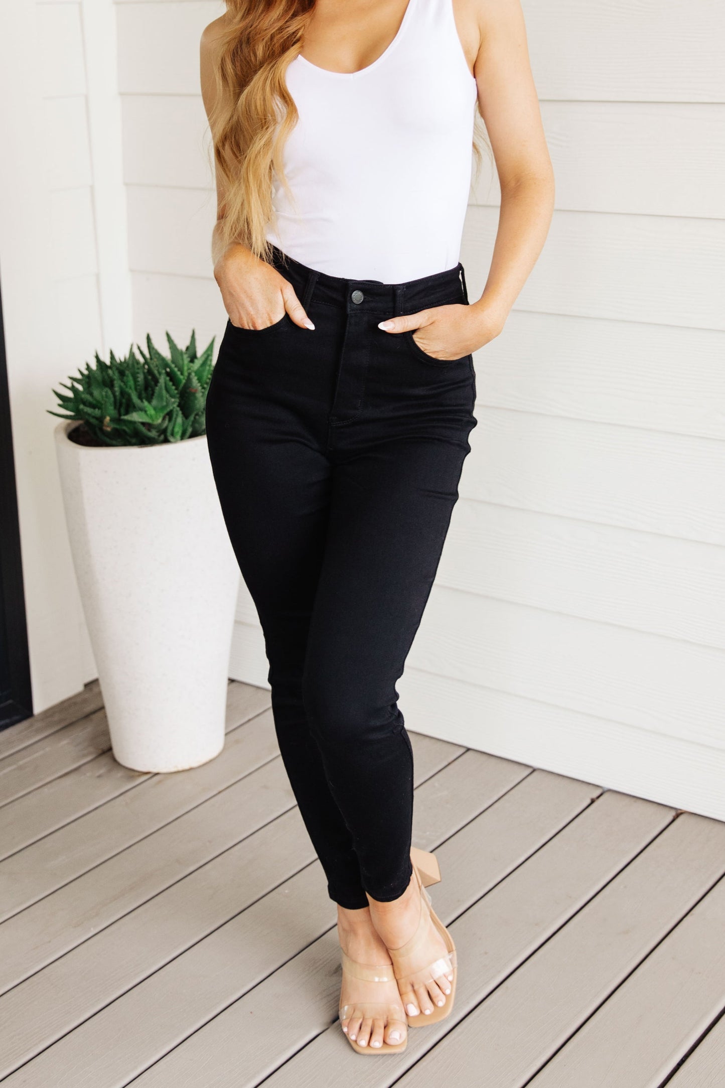 Audrey High Rise Control Top Classic Skinny Jeans