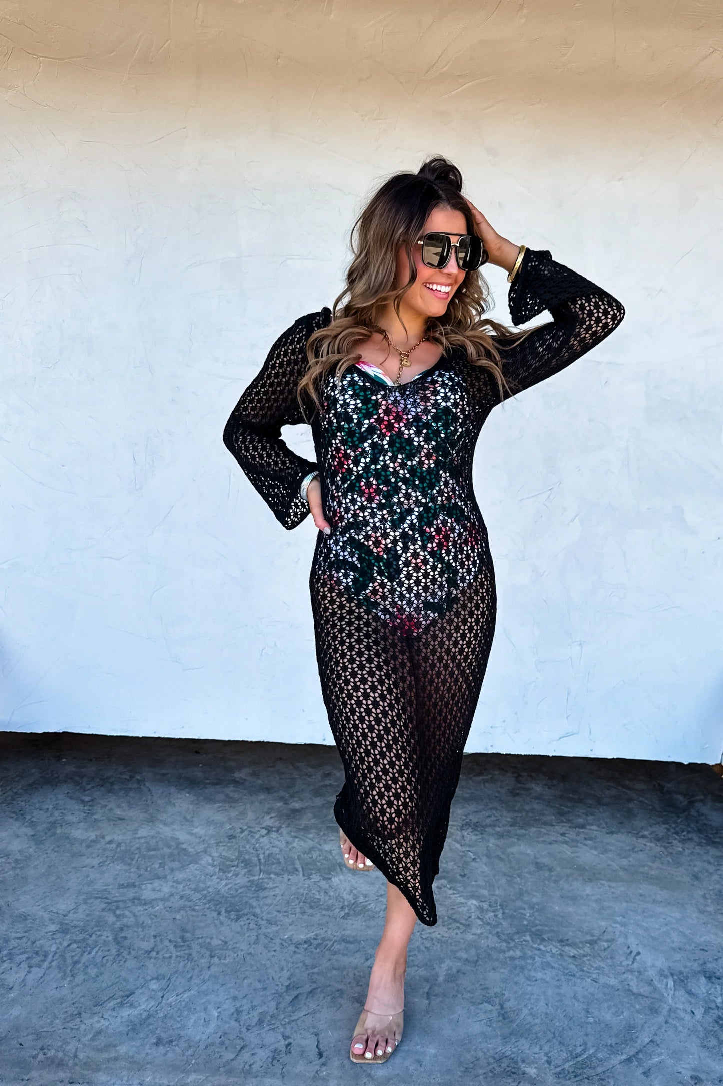 Sunset Stroll Knit Coverup in Four Colors