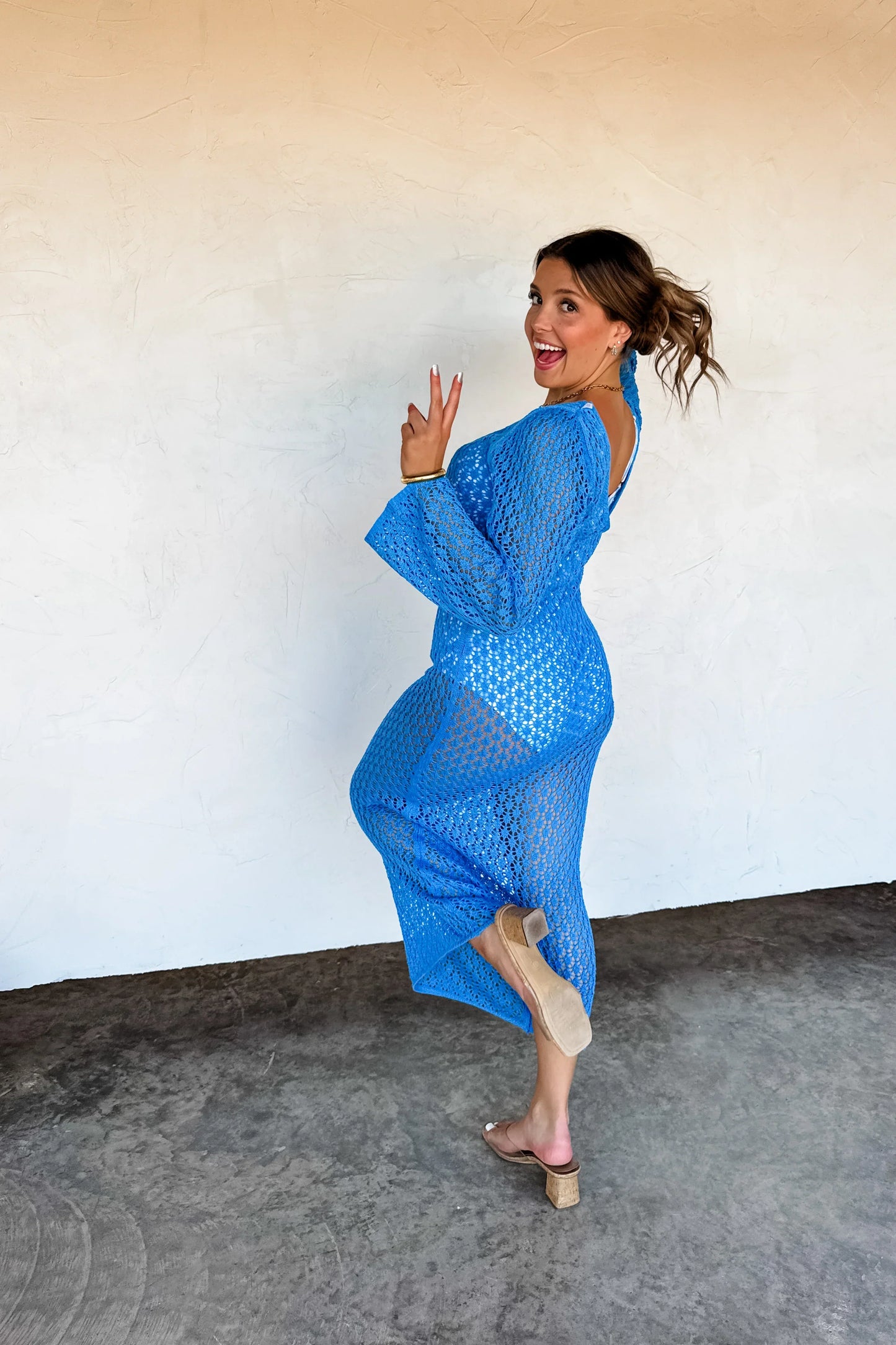 Sunset Stroll Knit Coverup in Four Colors