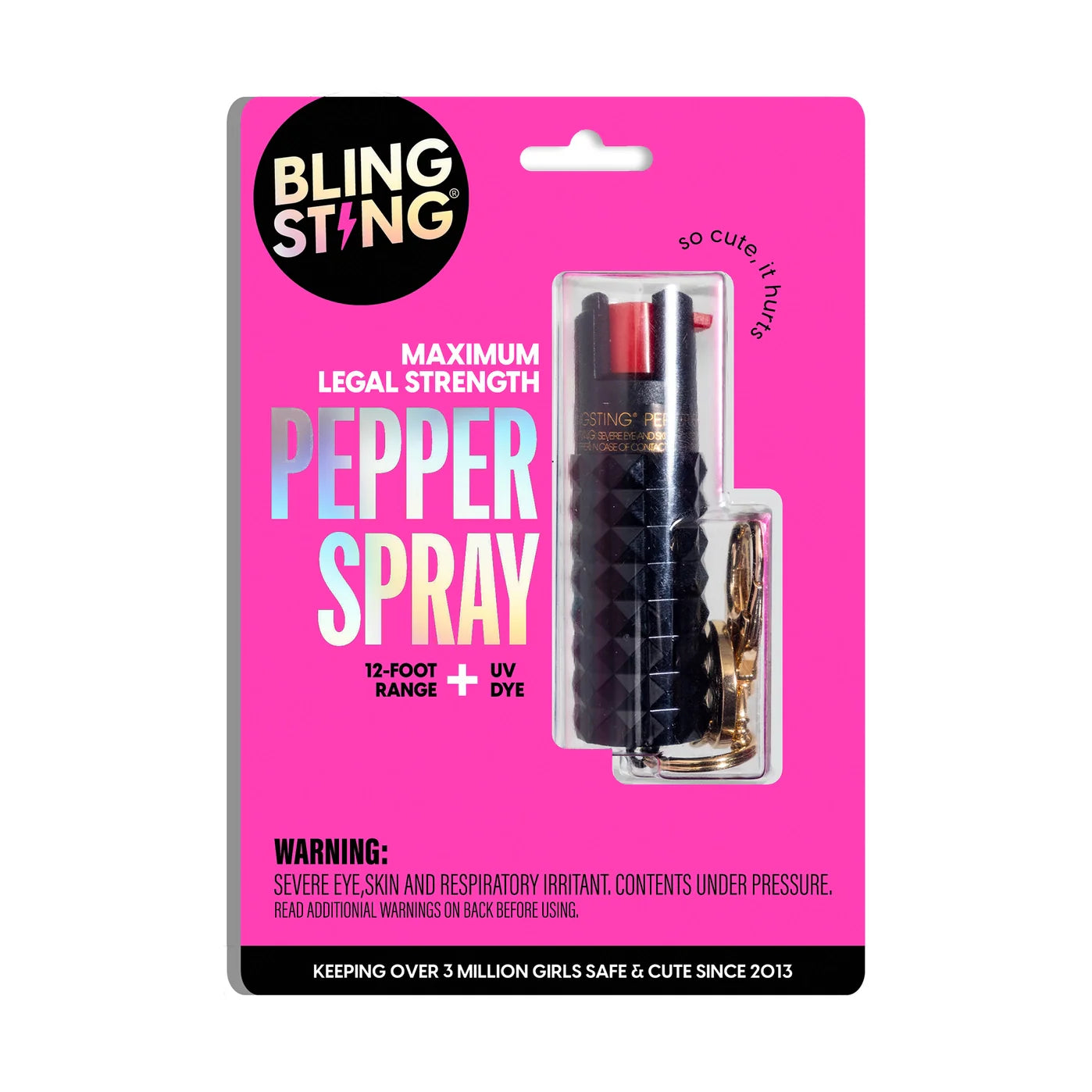 Metallic Studded Pepper Spray in Two Colors